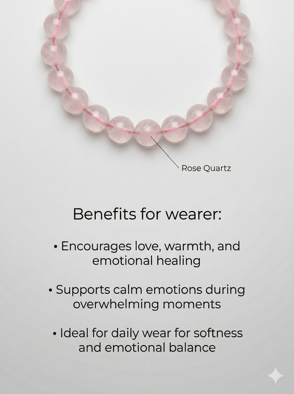 Rose Quartz Bracelet - Attract Love, Strengthen Relationships & Heart Chakra