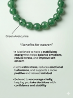 Green Aventurine Bracelet - Attracts Luck, Wealth & Opportunities