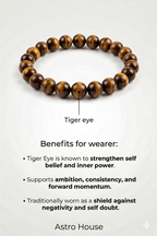 Courageous Tiger Eye Bracelet Natural Stone