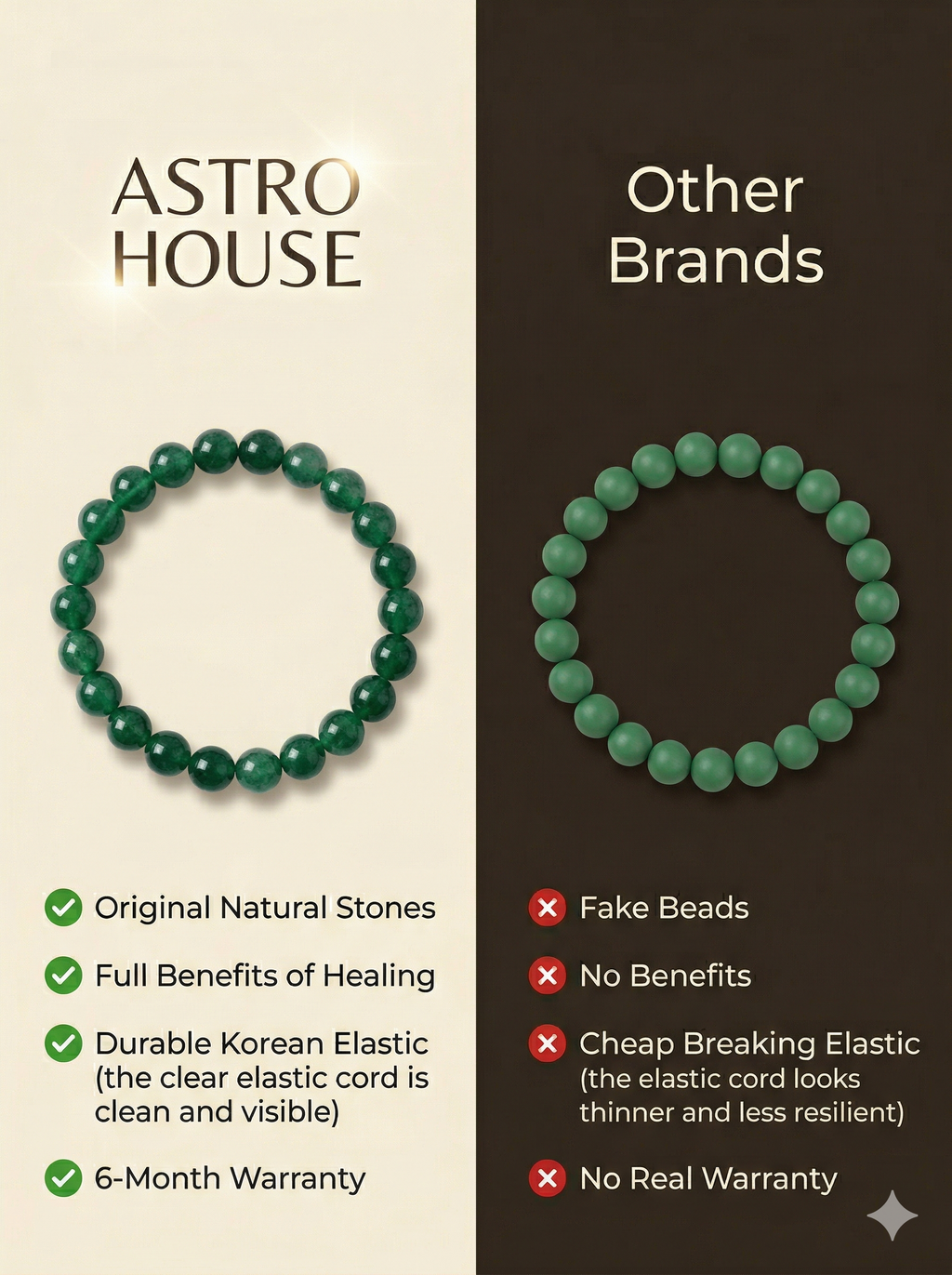 Green Aventurine Bracelet - Attracts Luck, Wealth & Opportunities