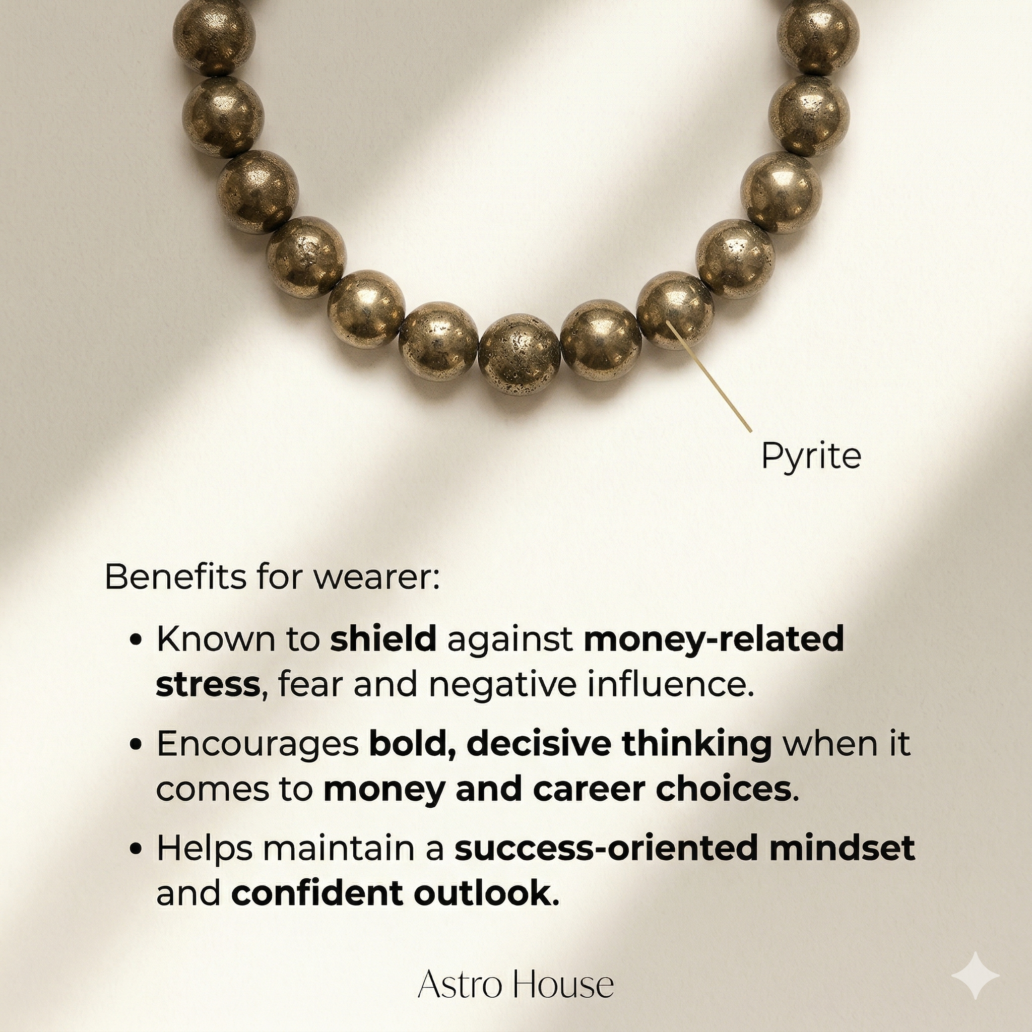 Money Magnet Pyrite Bracelet Natural Stone