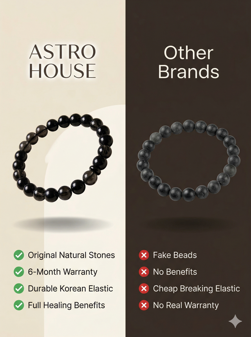 Black Tourmaline Bracelet: Protect from Psyhic attacks & Negative Engery