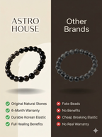 Black Tourmaline Bracelet: Protect from Psyhic attacks & Negative Engery
