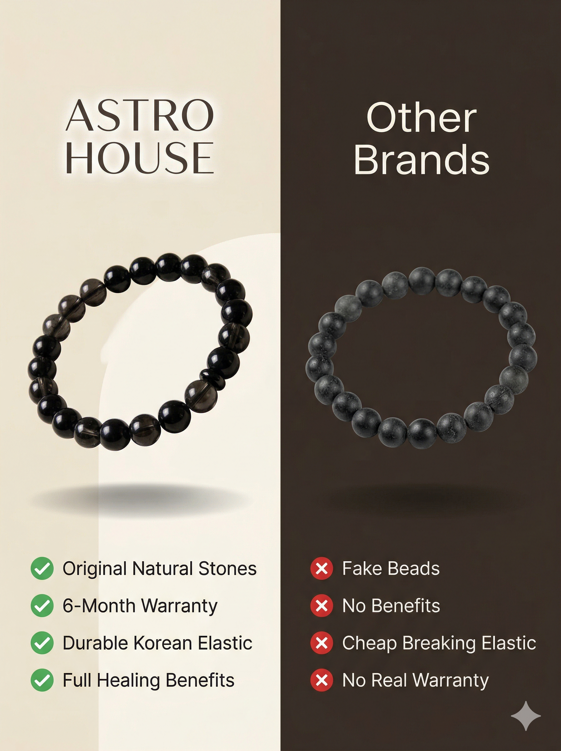 Black Tourmaline Bracelet: Protect from Psyhic attacks & Negative Engery